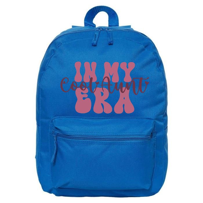 In My Cool Aunt Era Groovy Retro Aunties Gift 16 in Basic Backpack