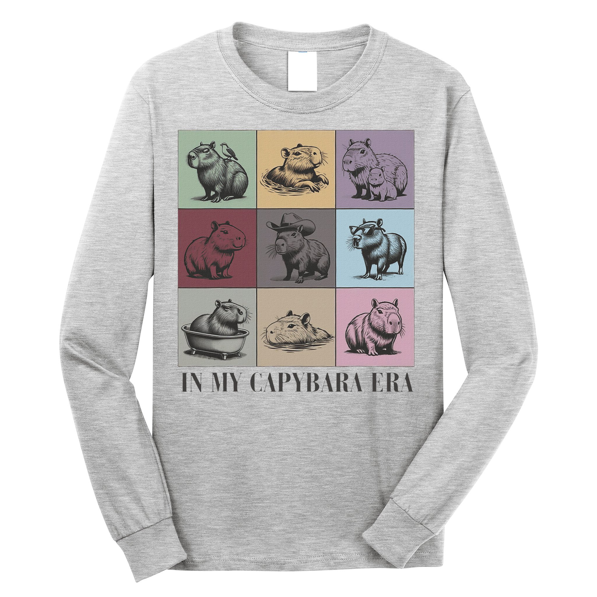 In My Capybara Era Capybara Lover Gift Long Sleeve Shirt