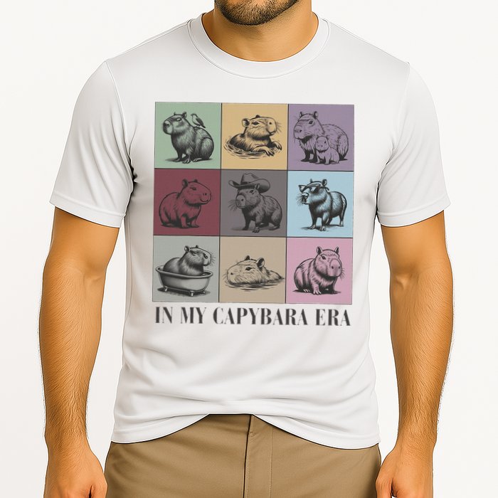 In My Capybara Era Capybara Lover Gift Cooling Performance Crew T-Shirt