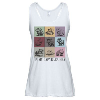 In My Capybara Era Capybara Lover Gift Ladies Essential Flowy Tank