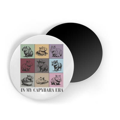 In My Capybara Era Capybara Lover Gift Magnet