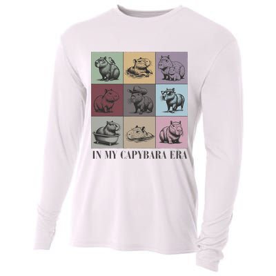 In My Capybara Era Capybara Lover Gift Cooling Performance Long Sleeve Crew