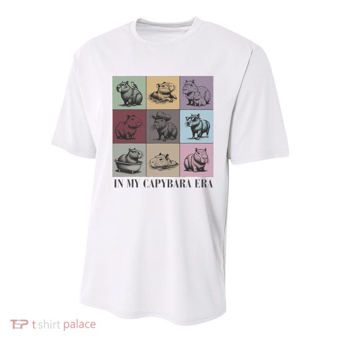 In My Capybara Era Capybara Lover Gift Youth Performance Sprint T-Shirt