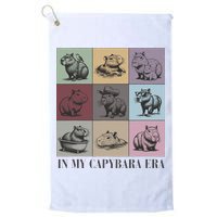 In My Capybara Era Capybara Lover Gift Golf Towel