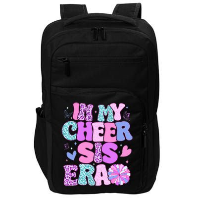 In My Cheer Sister Era Cheer Life Cheerleader Sport Impact Tech Backpack