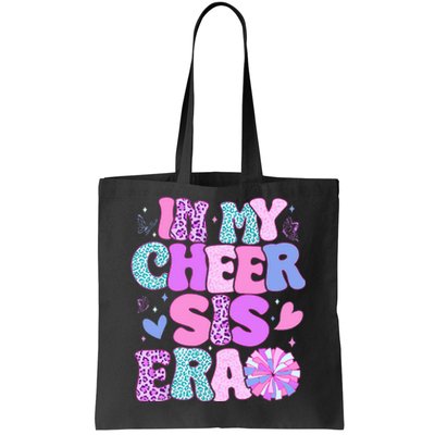 In My Cheer Sister Era Cheer Life Cheerleader Sport Tote Bag