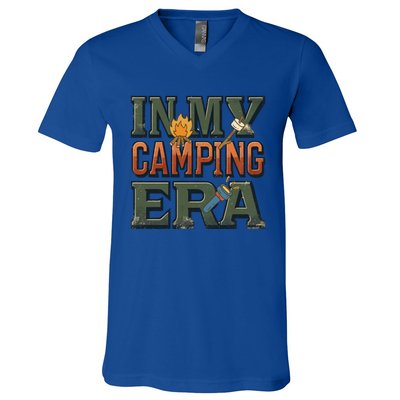 In My Camping Era Adventure Camping Lovers Meaningful Gift V-Neck T-Shirt