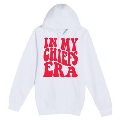 In My Chief Era Retro Football Season Premium Pullover Hoodie