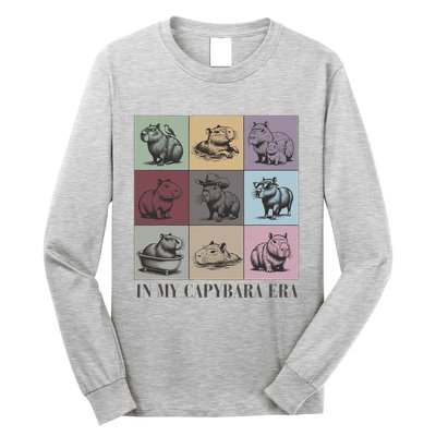 In My Capybara Era Capybara Lover Gift Long Sleeve Shirt