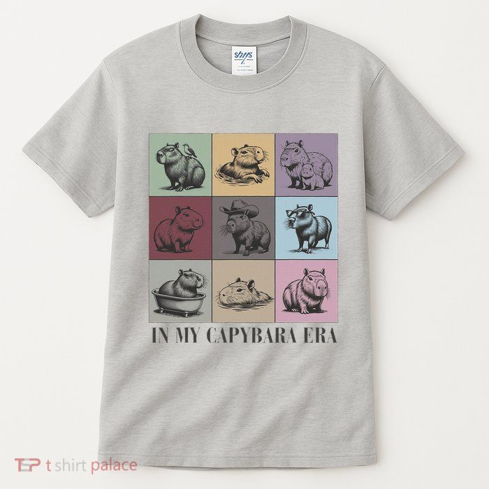 In My Capybara Era Capybara Lover Gift Tall T-Shirt