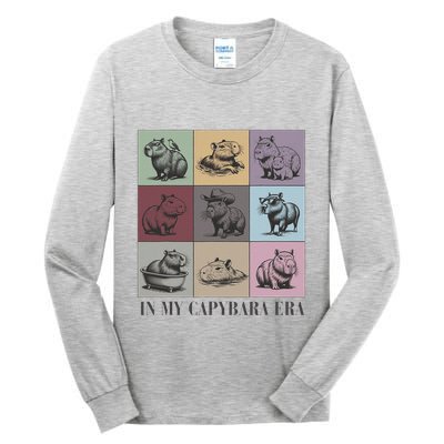 In My Capybara Era Capybara Lover Gift Tall Long Sleeve T-Shirt