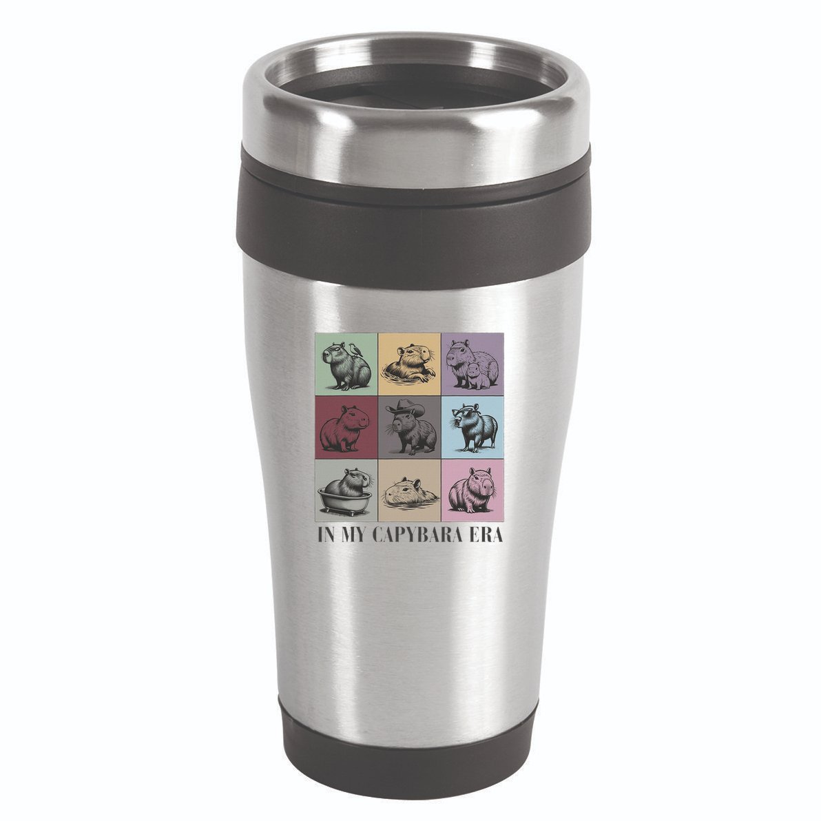 In My Capybara Era Capybara Lover Gift 16oz Travel Tumbler