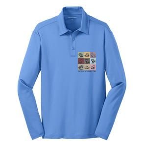 In My Capybara Era Capybara Lover Gift Silk Touch Performance Long Sleeve Polo