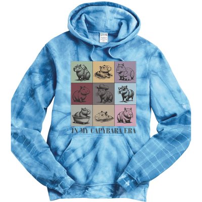 In My Capybara Era Capybara Lover Gift Tie Dye Hoodie