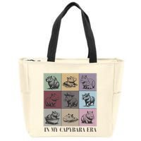 In My Capybara Era Capybara Lover Gift Zip Tote Bag