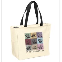 In My Capybara Era Capybara Lover Gift Zip Tote Bag