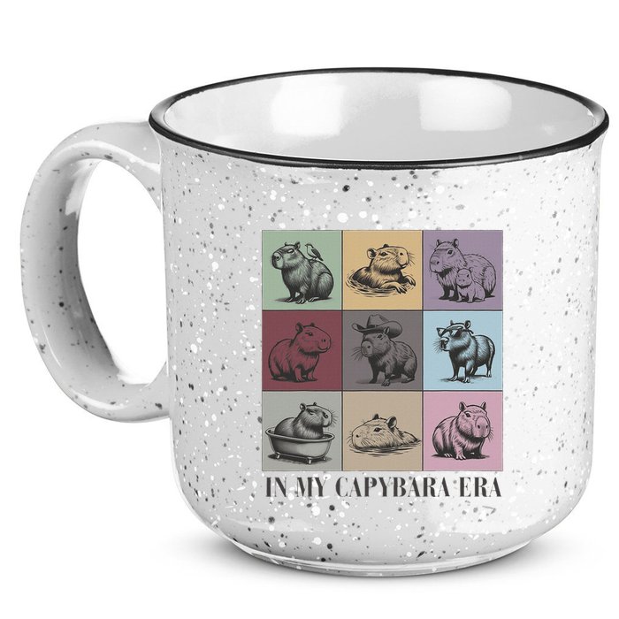 In My Capybara Era Capybara Lover Gift 15oz Campfire Ceramic Mug