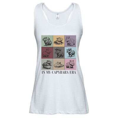 In My Capybara Era Capybara Lover Gift Ladies Essential Flowy Tank