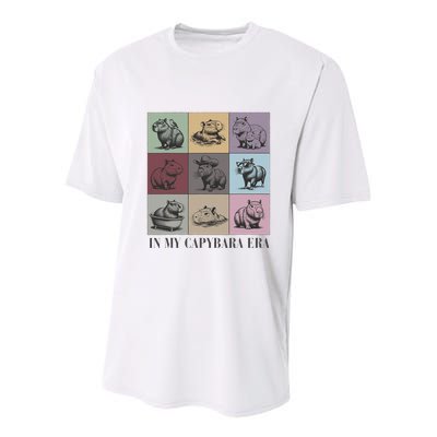 In My Capybara Era Capybara Lover Gift Youth Performance Sprint T-Shirt