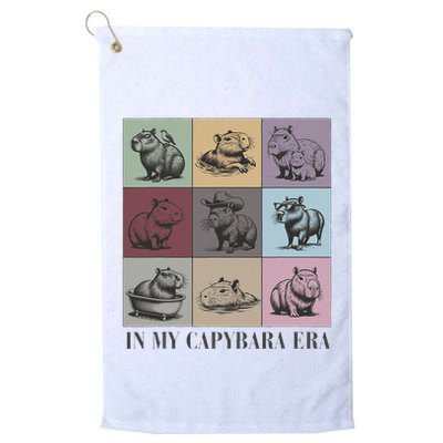 In My Capybara Era Capybara Lover Gift Golf Towel