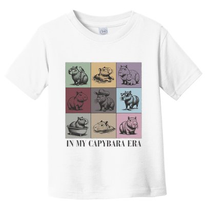 In My Capybara Era Capybara Lover Gift Toddler T-Shirt