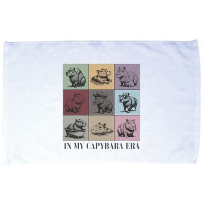 In My Capybara Era Capybara Lover Gift Microfiber Hand Towel