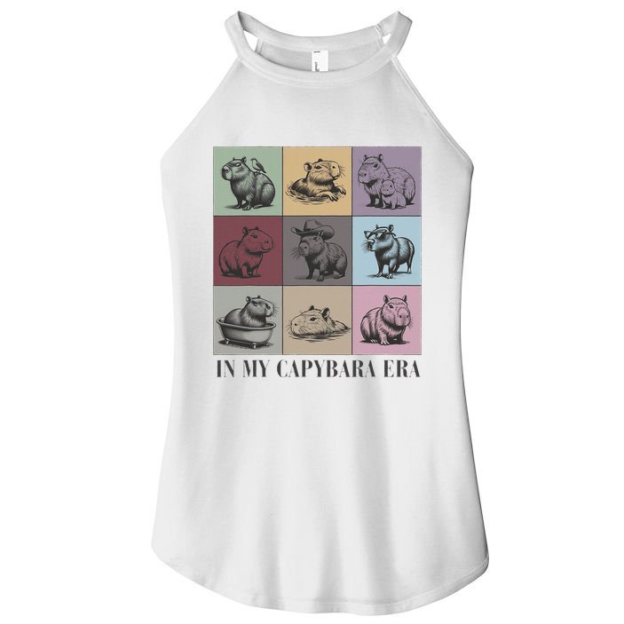In My Capybara Era Capybara Lover Gift Women's Perfect Tri Rocker Tank