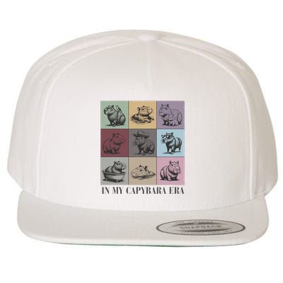 In My Capybara Era Capybara Lover Gift Wool Snapback Cap