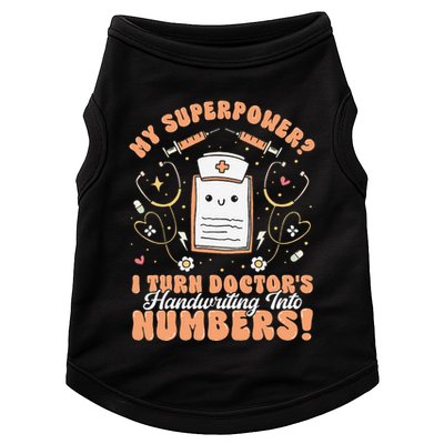 Icd Medical Coder Coding Worker Billing Handwriting Humor Doggie Tank