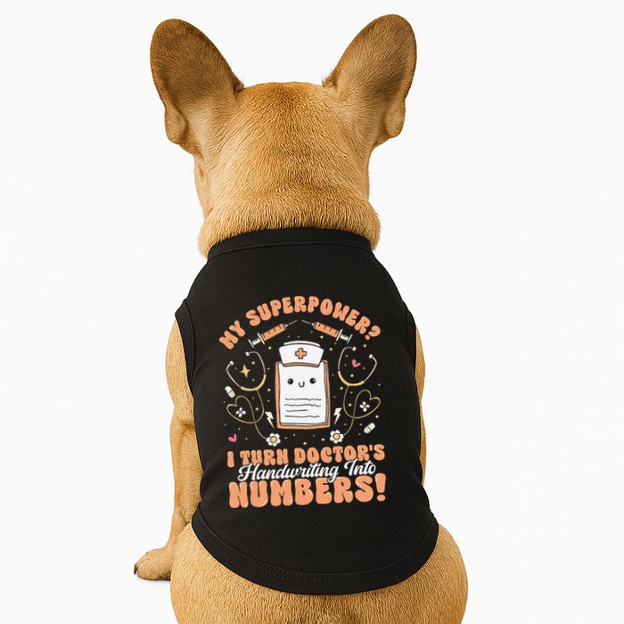 Icd Medical Coder Coding Worker Billing Handwriting Humor Doggie Tank