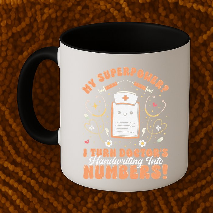 Icd Medical Coder Coding Worker Billing Handwriting Humor Mug