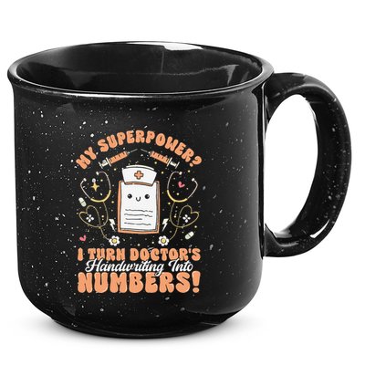 Icd Medical Coder Coding Worker Billing Handwriting Humor 15oz Campfire Ceramic Mug