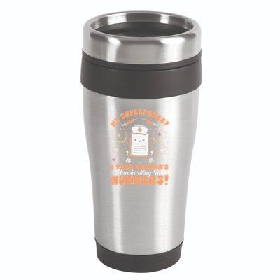 Icd Medical Coder Coding Worker Billing Handwriting Humor 16oz Travel Tumbler