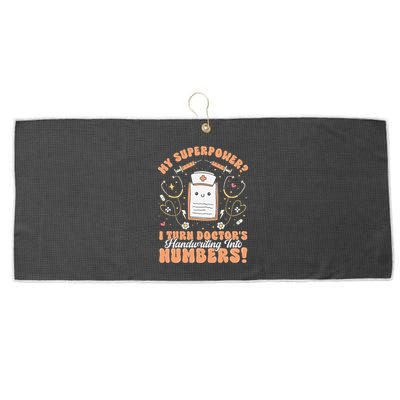 Icd Medical Coder Coding Worker Billing Handwriting Humor Large Microfiber Waffle Golf Towel