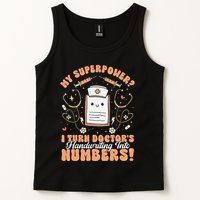 Icd Medical Coder Coding Worker Billing Handwriting Humor Tank Top