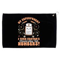 Icd Medical Coder Coding Worker Billing Handwriting Humor Grommeted Golf Towel