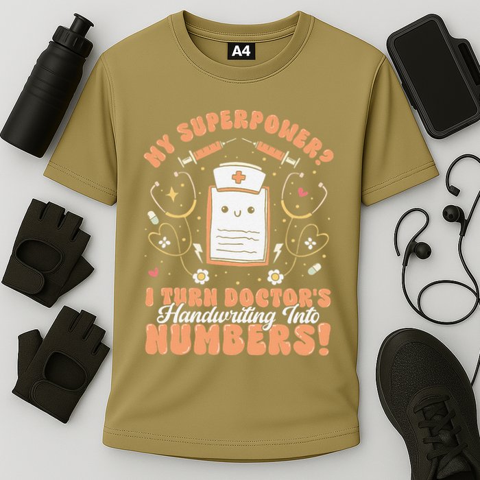 Icd Medical Coder Coding Worker Billing Handwriting Humor Performance Shirt