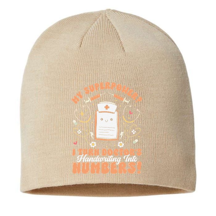 Icd Medical Coder Coding Worker Billing Handwriting Humor Sustainable Beanie