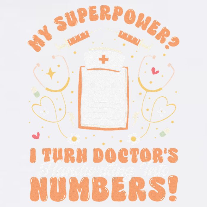 Icd Medical Coder Coding Worker Billing Handwriting Humor Garment-Dyed Sweatshirt