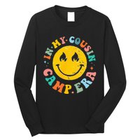 In My Cousin Camp Era Vintage Vacation Summer Camping Crew Long Sleeve Shirt