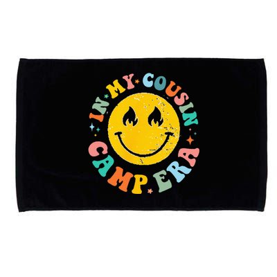 In My Cousin Camp Era Vintage Vacation Summer Camping Crew Microfiber Hand Towel