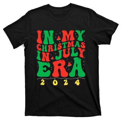 In My Christmas In July Era Groovy Xmas Summer T-Shirt