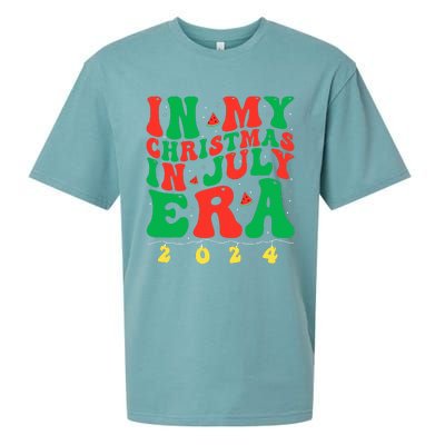 In My Christmas In July Era Groovy Xmas Summer Sueded Cloud Jersey T-Shirt