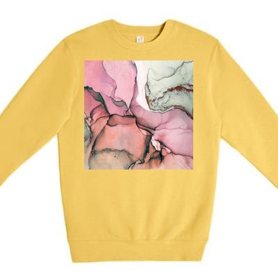 Ink Modern Contemporary Art Painting Premium Crewneck Sweatshirt