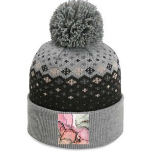 Ink Modern Contemporary Art Painting The Baniff Cuffed Pom Beanie