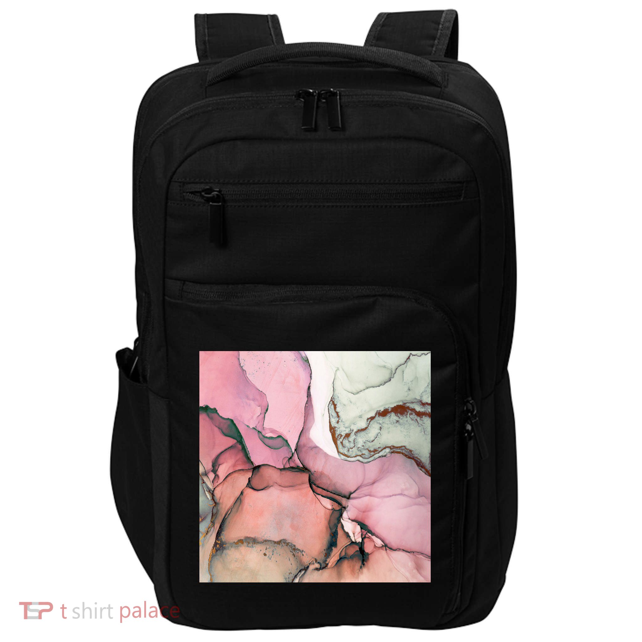 Ink Modern Contemporary Art Painting Impact Tech Backpack