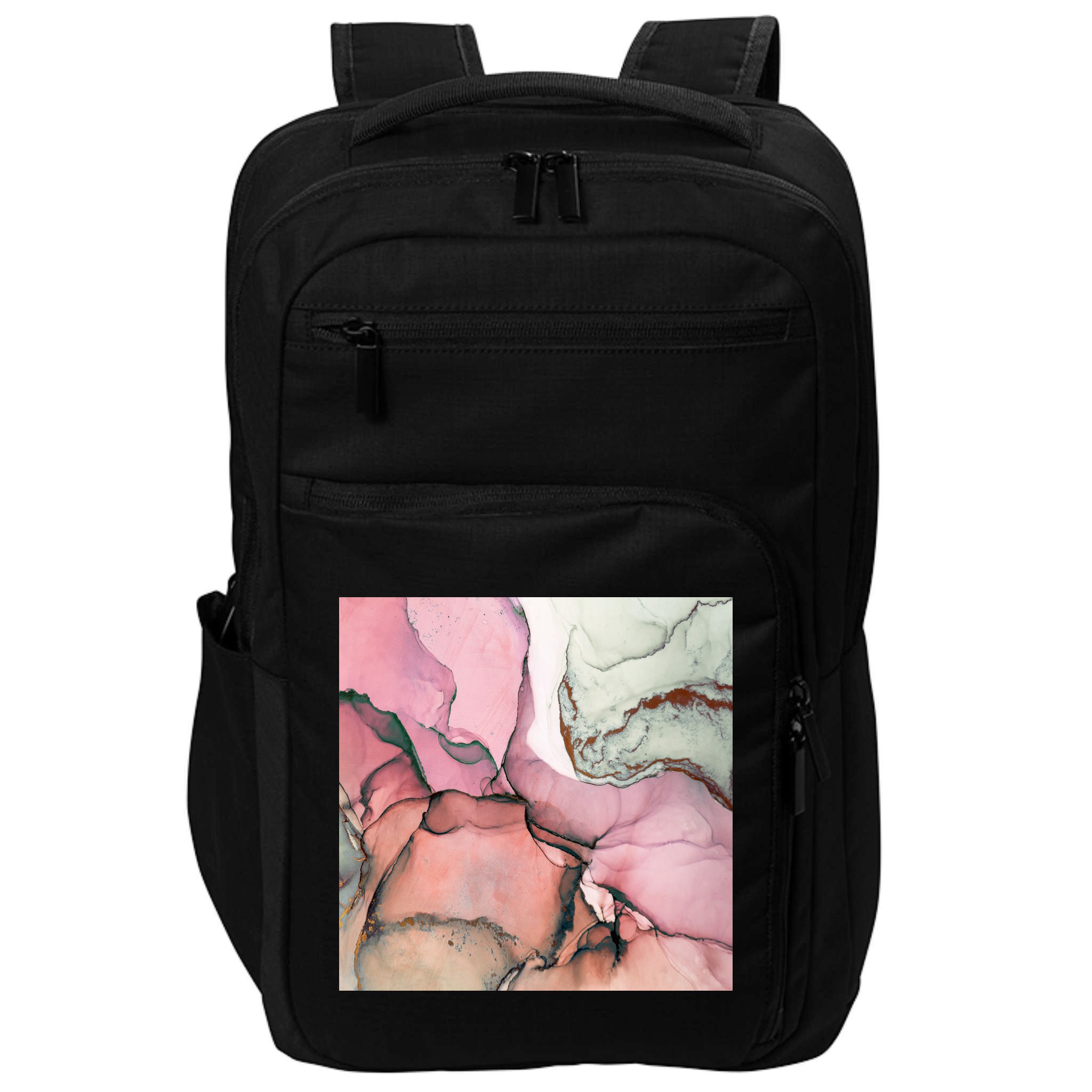 Ink Modern Contemporary Art Painting Impact Tech Backpack