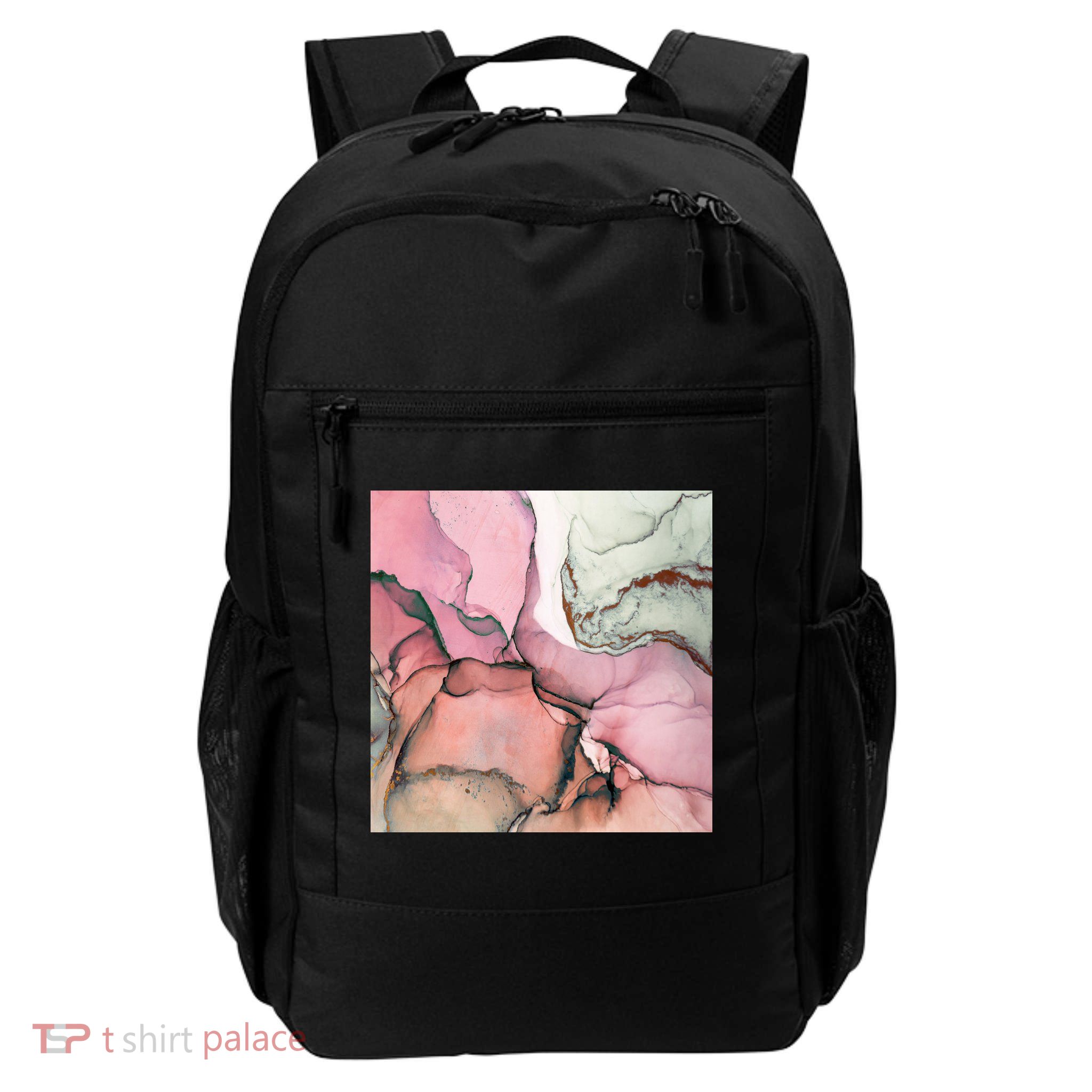 Ink Modern Contemporary Art Painting Daily Commute Backpack