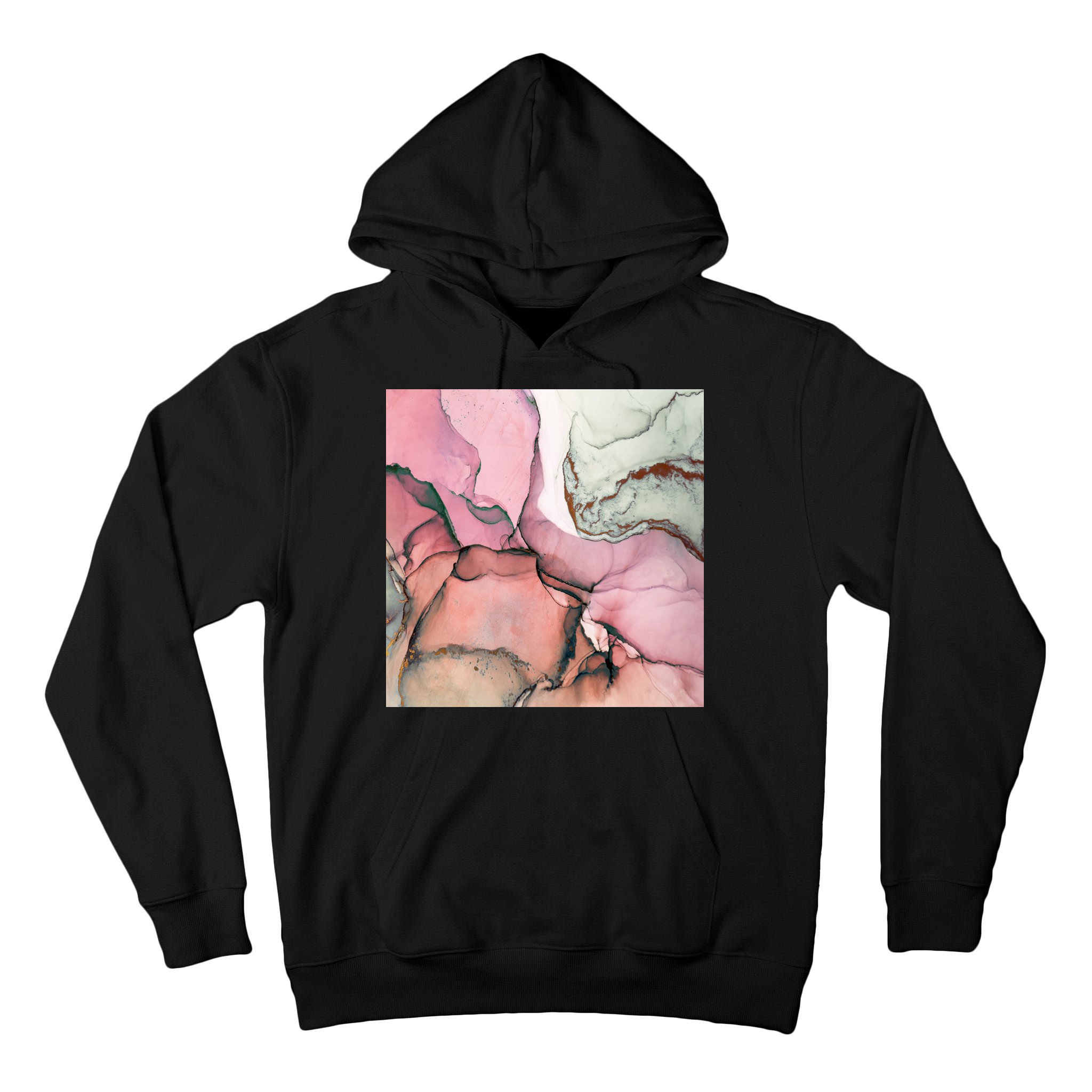 Ink Modern Contemporary Art Painting Tall Hoodie