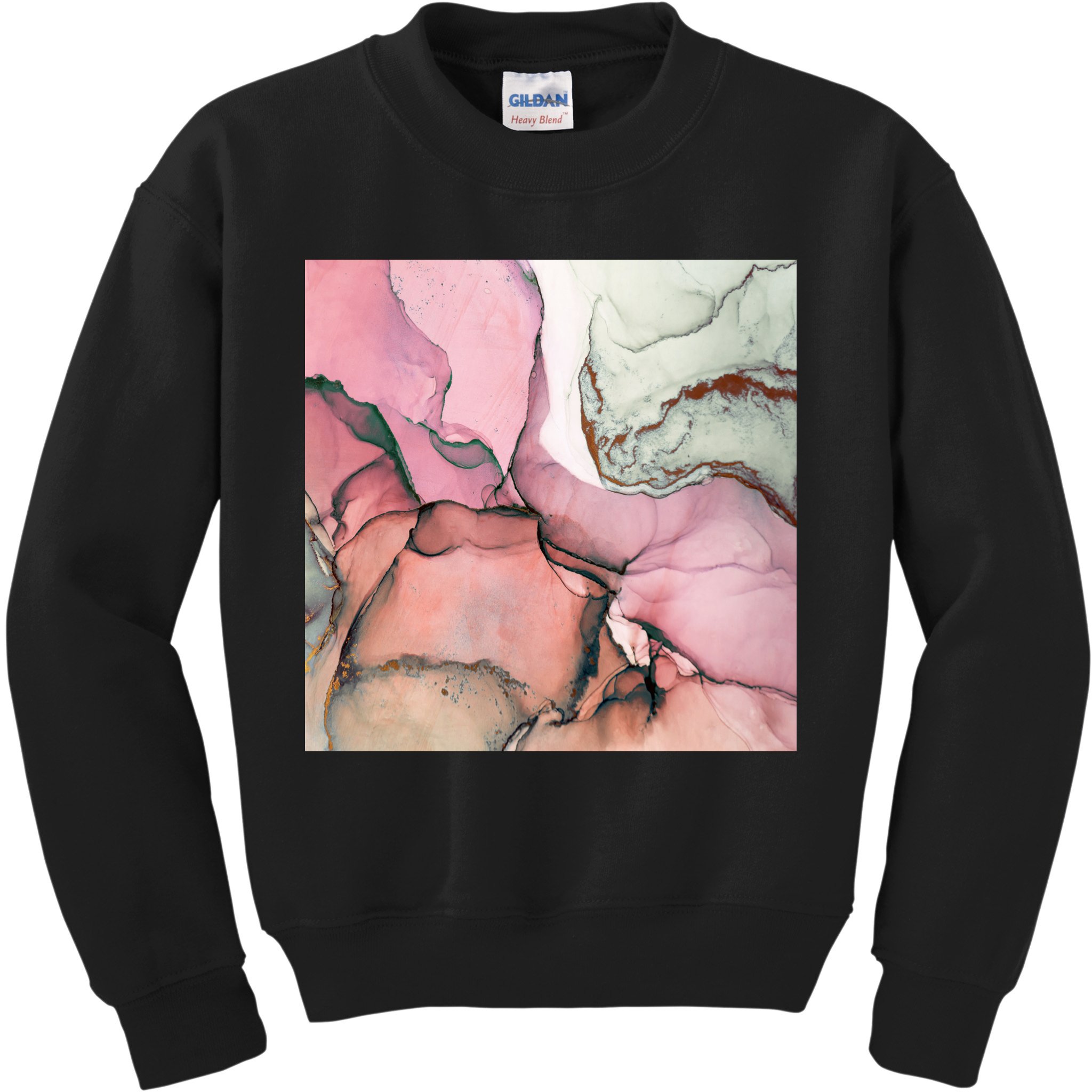 Ink Modern Contemporary Art Painting Kids Sweatshirt